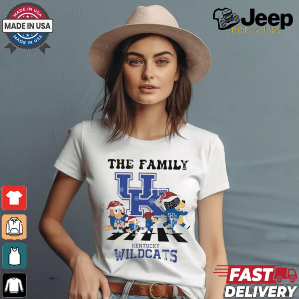 The Family Bluey Abbey Road Kentucky Wildcats Christmas 2024 shirt