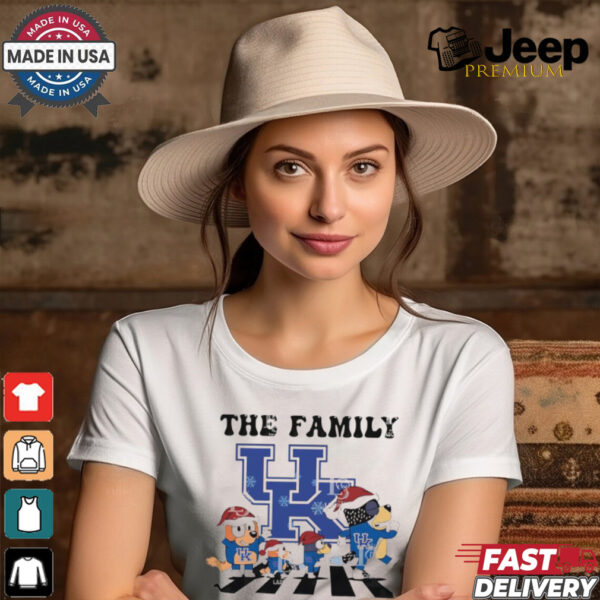 The Family Bluey Abbey Road Kentucky Wildcats Christmas 2024 shirt