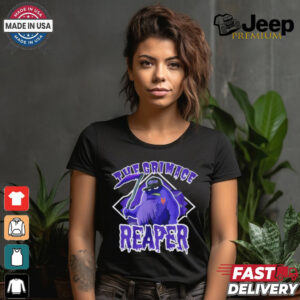 The Grimace Reaper Queens baseball parody MLB shirt