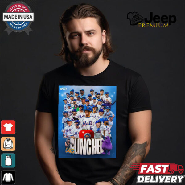 The New York Mets Clinched Are Headed To Postseason 2024 MLB National League East Division Poster t shirt