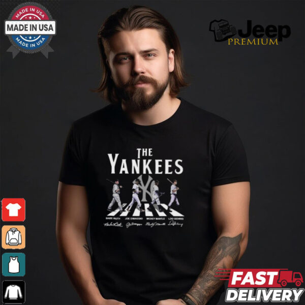 The New York Yankees Baseball Walking Signatures 2024 T shirt