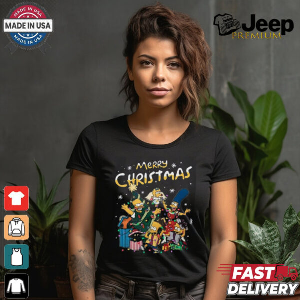 The Simpsons Family Merry Christmas T Shirt