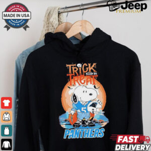 Trick Treat Snoopy Teams Carolina Panthers Nfl Shirt