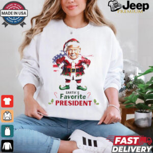 Trump Santa’s favorite President shirt