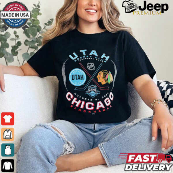 Utah Hockey Club Inaugural Game Chicago Blackhawks 2024 NHL shirt