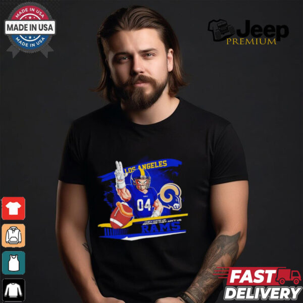 Vegeta X NCAA Los Angeles Rams they hate us because ain’t us 2024 shirt