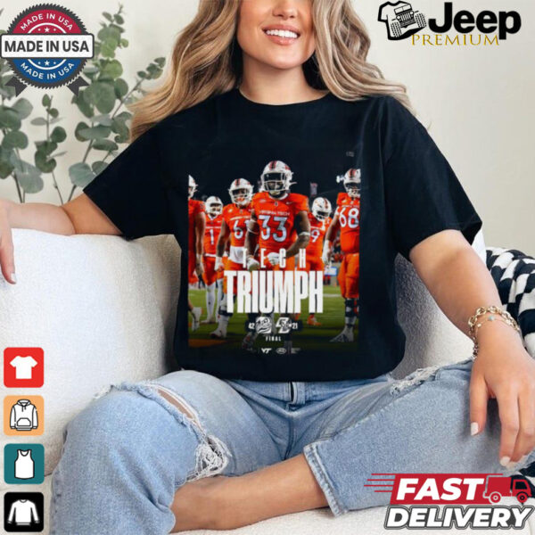 Virginia Tech Hokies Wins 42 21 Boston College Eagles football October 17, 2024 Game Final Score Shirt