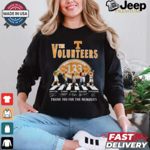 Volunteers Tennessee 133th Anniversary 1891 2024 Thank You For The Memories T Shirt