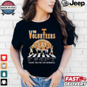 Volunteers Tennessee 133th Anniversary 1891 2024 Thank You For The Memories T Shirt