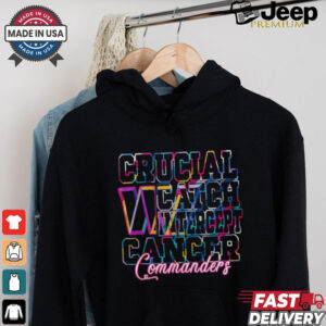 Washington Commanders – Crucial Catch Intercept Cancer Shirt