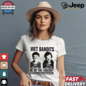 Wet Bandits Mugshot Home Alone Funny Christmas T Shirt