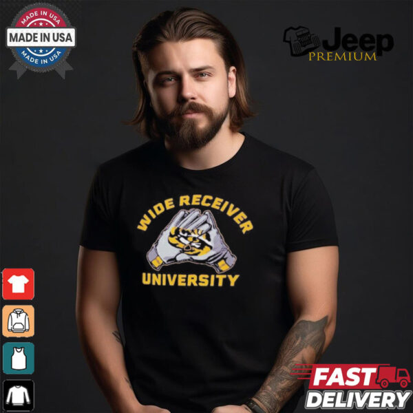 Wide receiver university T shirt