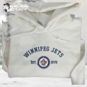 Winnipeg Jets Embroidered Sweatshirt Nhl Embroidered Sweater Embroidered Nhl shirt