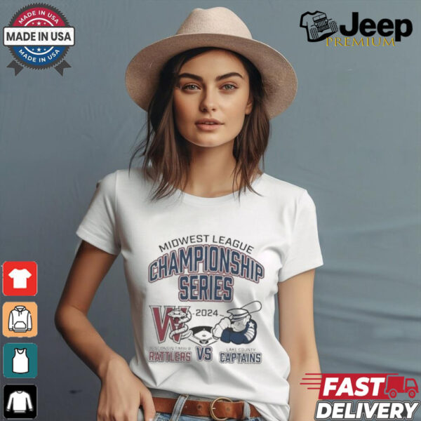 Wisconsin Timber Rattlers Vs. Lake County Captains 2024 Midwest League Championship Series T shirt