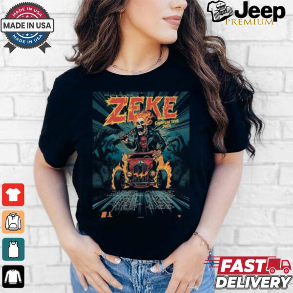 Zeke Band European Tour 2024 T shirt