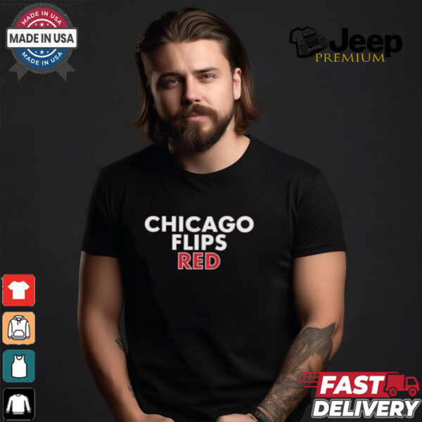 Zoe Leigh Chicago Flips Red T shirt