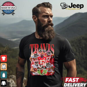 intage 90s Graphic Style Travis Kelce Shirt