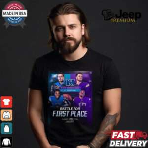 minnesota Vikings Vs Detroit Lions Battle For First Place 2024 Shirt