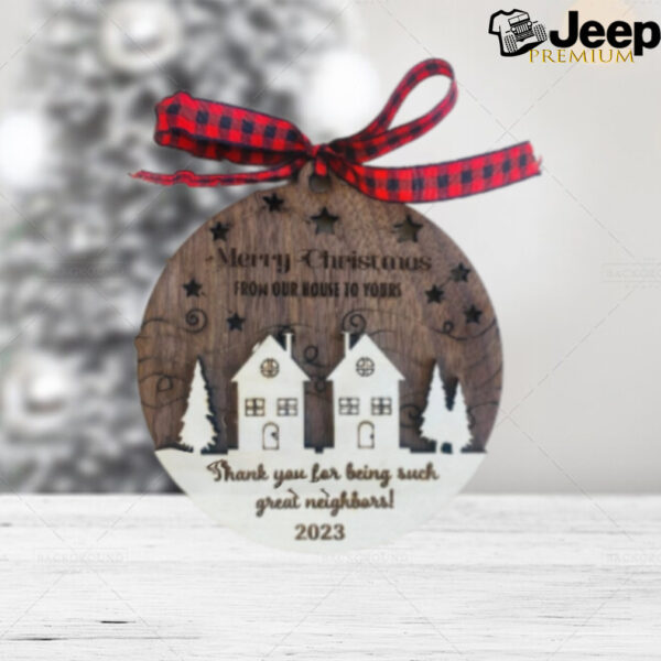 2024 Neighbor Christmas Gift Ornament best neighbor present Christmas gift for neighbor