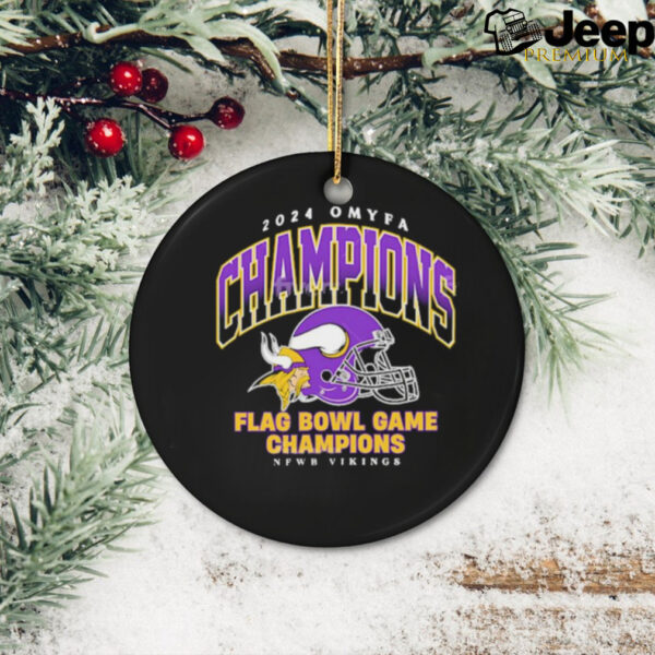 2024 Omyfa Champions Flag Bowl Game Champions NFWB Vikings Shirt