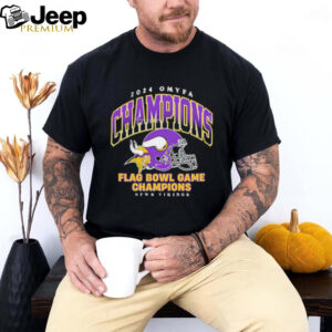 2024 Omyfa Champions Flag Bowl Game Champions NFWB Vikings Shirt