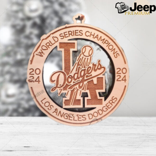 2024 World Series Champions Los Angeles Dodgers Ornament, ALCS LA Dodgers Christmas Ornament , American League Baseball Ornament