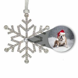 Personalized Snowflake Photo Ornament