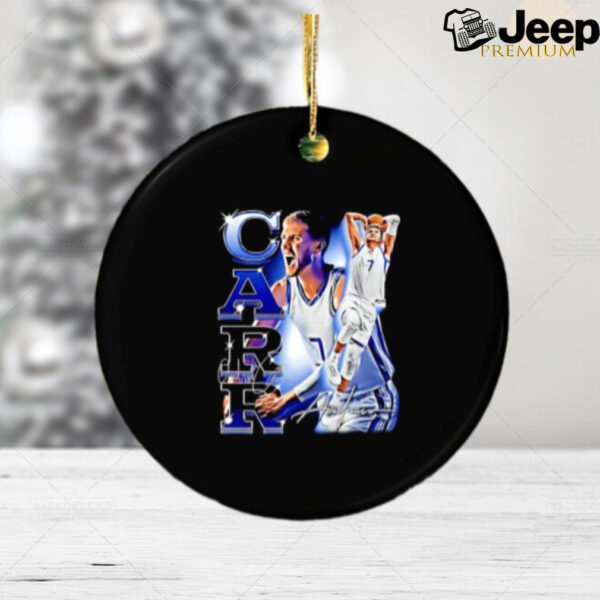 Andrew Carr scream Kentucky Wildcats basketball signature graphic ornament