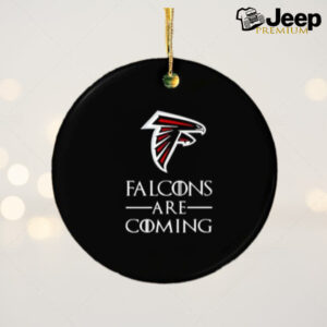 Atlanta Falcons are coming logo ornament