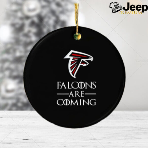 Atlanta Falcons are coming logo ornament