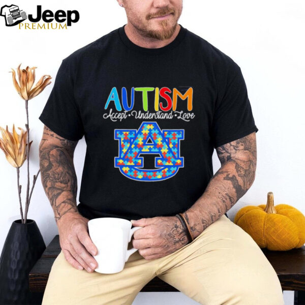 Autism accept understand love Auburn Tigers shirt