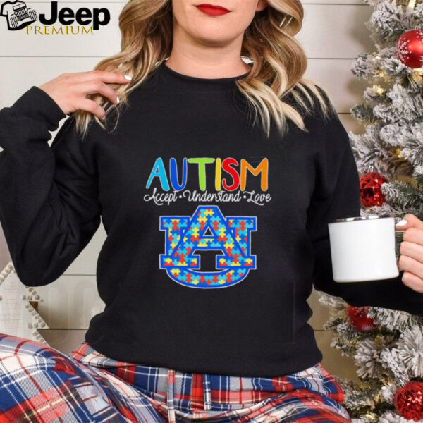 Autism accept understand love Auburn Tigers shirt