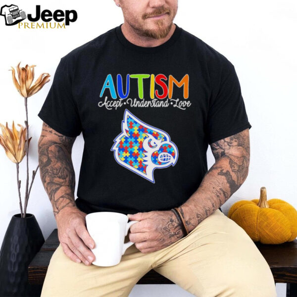 Autism accept understand love Louisville Cardinals shirt