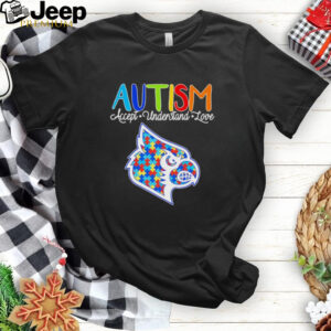 Autism accept understand love Louisville Cardinals shirt