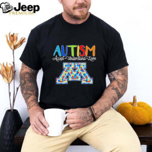 Autism accept understand love Minnesota Golden Gophers shirt