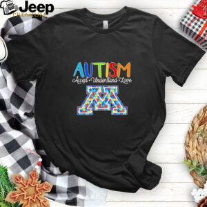 Autism accept understand love Minnesota Golden Gophers shirt