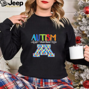 Autism accept understand love Minnesota Golden Gophers shirt