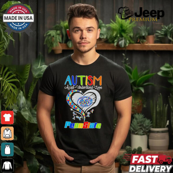 Autism accept understand love Penn State Nittany Lions shirt