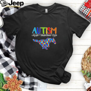 Autism accept understand love SMU Mustangs shirt