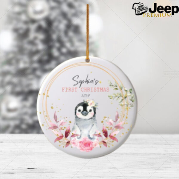 Baby’s First Christmas Ornament   Personalized Family Christmas Ornament   New Parent Gift   Baby’s 1st Christmas   Christmas Keepsake