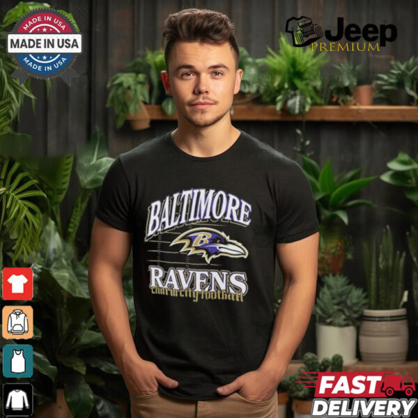 Baltimore Ravens Charm City Football Retro Gridiron T Shirts