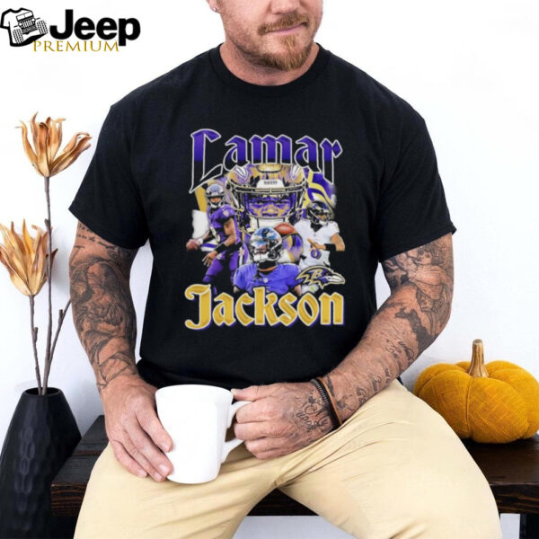 Baltimore Ravens Lamar Jackson Notorious Player T Shirts