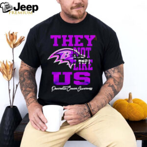 Baltimore Ravens Pancreatic Cancer Awareness They Not Like Us shirt