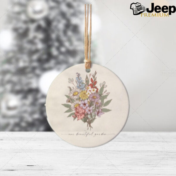 Birth Flower Bouquet Ornament, Handmade Ornament, Birth Month Flower Ornament, Christmas 2024, Personalized Gift, Grandma Christmas Gift