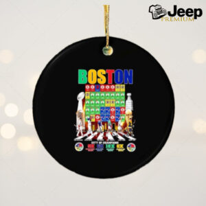 Boston City of Champions Sport Team abbey road ornament