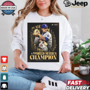 Brent Honeywell Jr. Los Angeles Dodgers World Series Champion Indians RHP 2024 Postseason Poster t shirt