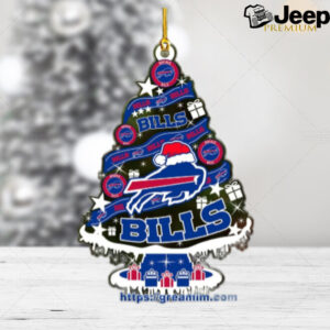 Buffalo Bills Christmas Tree Acrylic Ornament