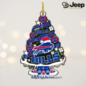 Buffalo Bills Christmas Tree Acrylic Ornament