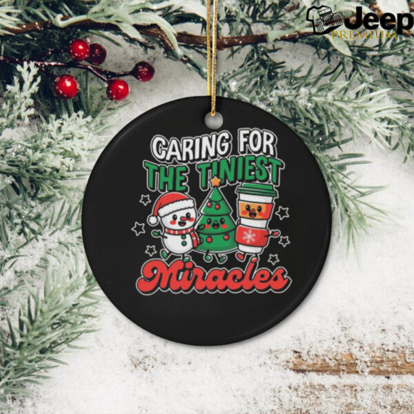 Caring For The Tiniest Miracles Christmas 2024 Shirt