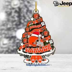 Cleveland Browns Christmas Tree Acrylic Ornament